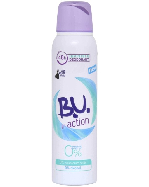 B.U. in Action Invisible Deodorant -        "in Action" - 
