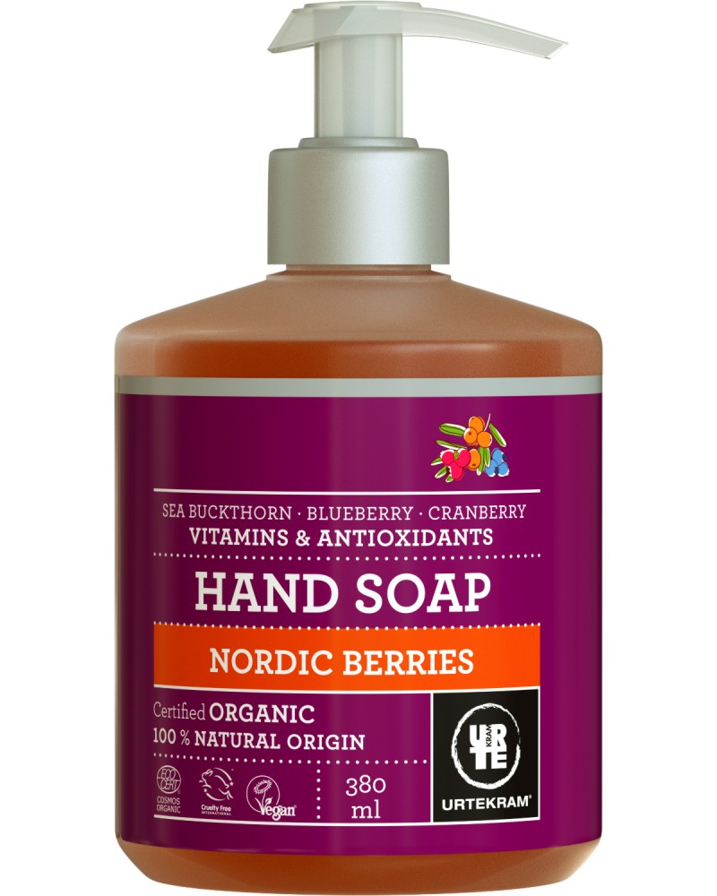 Urtekram Nordic Berries Hand Soap - ��� ����� ����� �� ������� Nordic Berries - �����