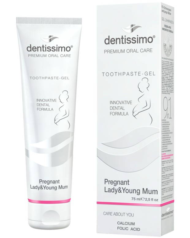 Dentissimo Toothpaste-Gel for Pregnant Lady & Young Mum -           -   