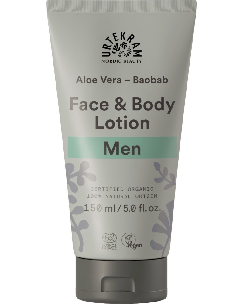 Urtekram Men Aloe Vera Baobab Face & Body Lotion - ��� ������ �� ���� � ���� �� ���� � ���� � ������ - ������