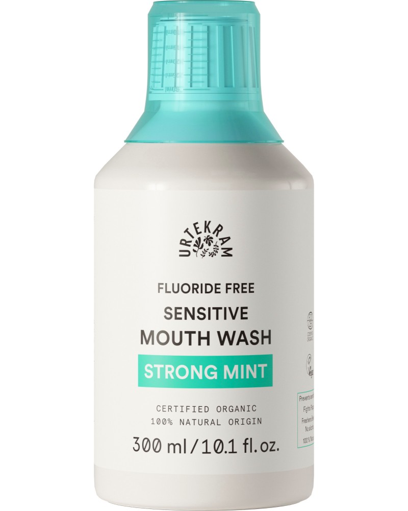 Urtekram Strong Mint Sensitive Moutwash -          - 