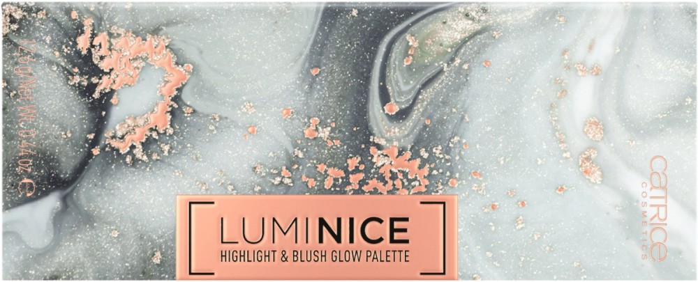 Catrice Luminice Highlight & Blush Glow Palette - Палитра с хайлайтъри и руж за лице - продукт