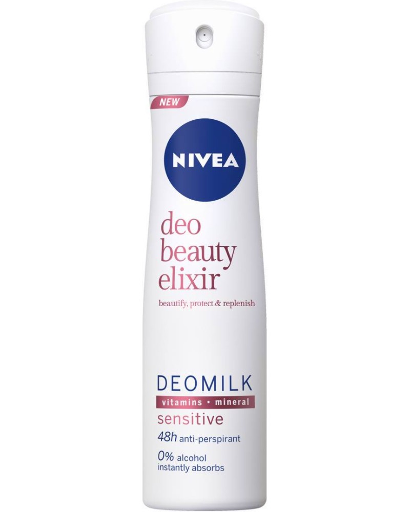 Nivea Deomilk Beauty Elixir Sensitive -          "Beauty Elixir" - 
