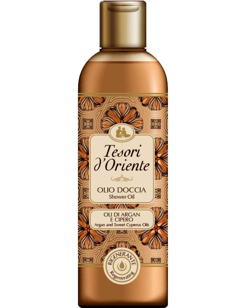 Tesori d'Oriente Argan and Sweet Cyperus Oils Shower Oil -         -  