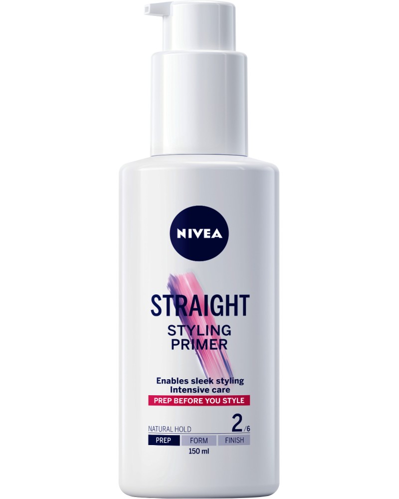 Nivea Straight Styling Primer Nivea Straight Styling Primer - Стилизиращ праймър за права коса - продукт