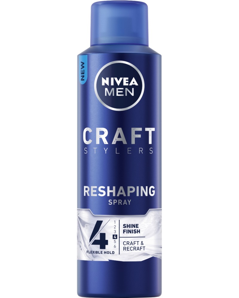 Nivea Men Craft Stylers Reshaping Hairspray - ������� ����� �� ���� �� ���� �� ������� "Craft Stylers" - �������