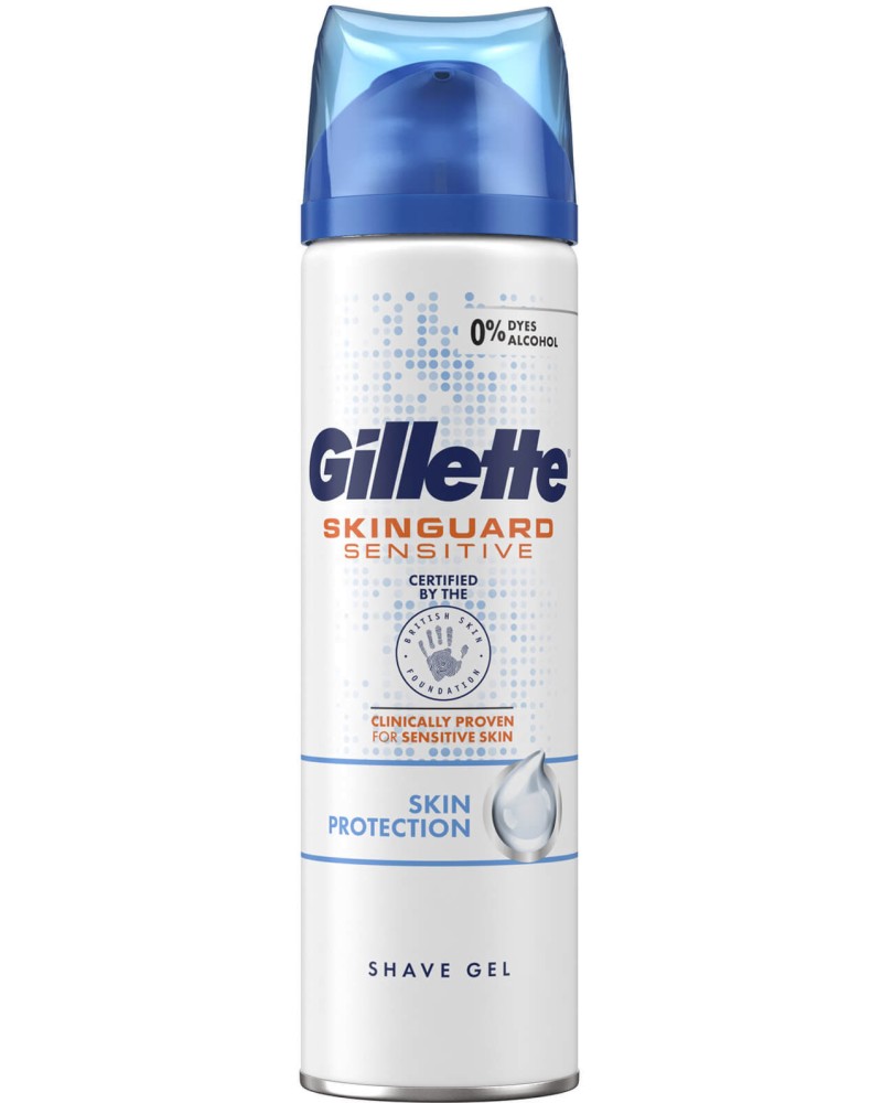 Gillette SkinGuard Sensitive Shave Gel - Гел за бръснене за чувствителна кожа - гел