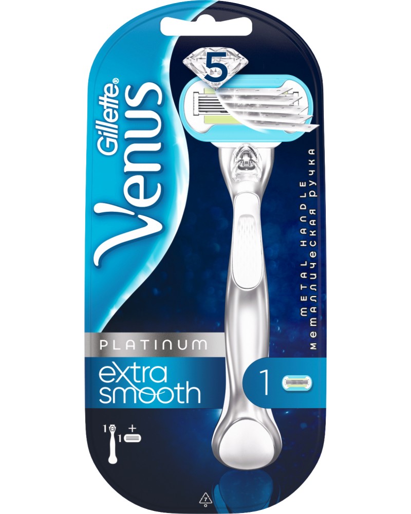 Gillette Venus Extra Smooth Platinum Razor -     "Venus" - 