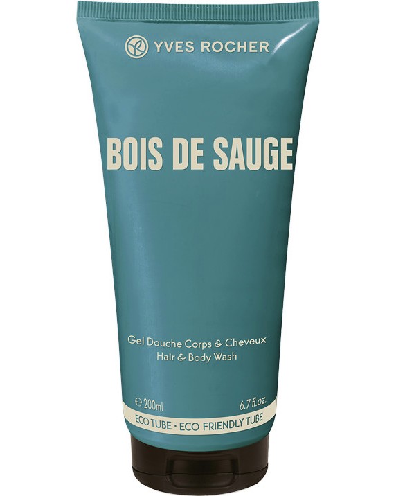 Yves Rocher Bois De Sauge Hair & Body Wash -        -  