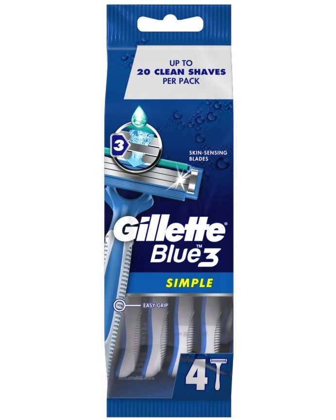 Gillette Blue 3 Simple -    Blue 3, 4  - 