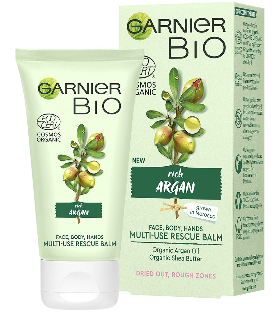 Garnier Bio Argan Multi-Use Rescue Balm -    ,      Garnier Bio - 