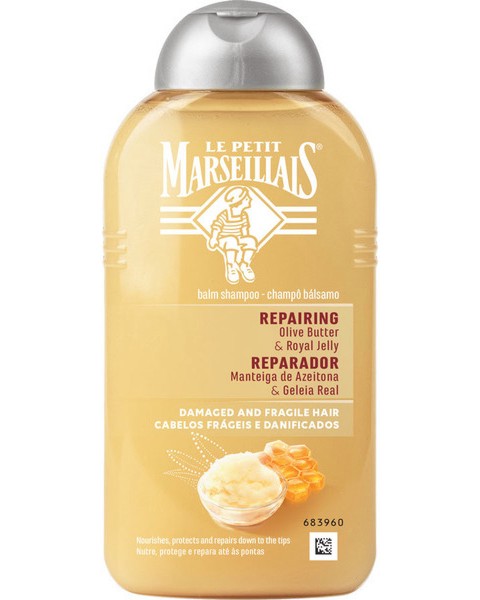 Le Petit Marseillais Repairing Olive Butter & Royal Jelly Balm Shampoo -            - 