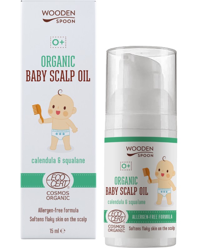 Wooden Spoon Organic Baby Scalp Oil -             - 