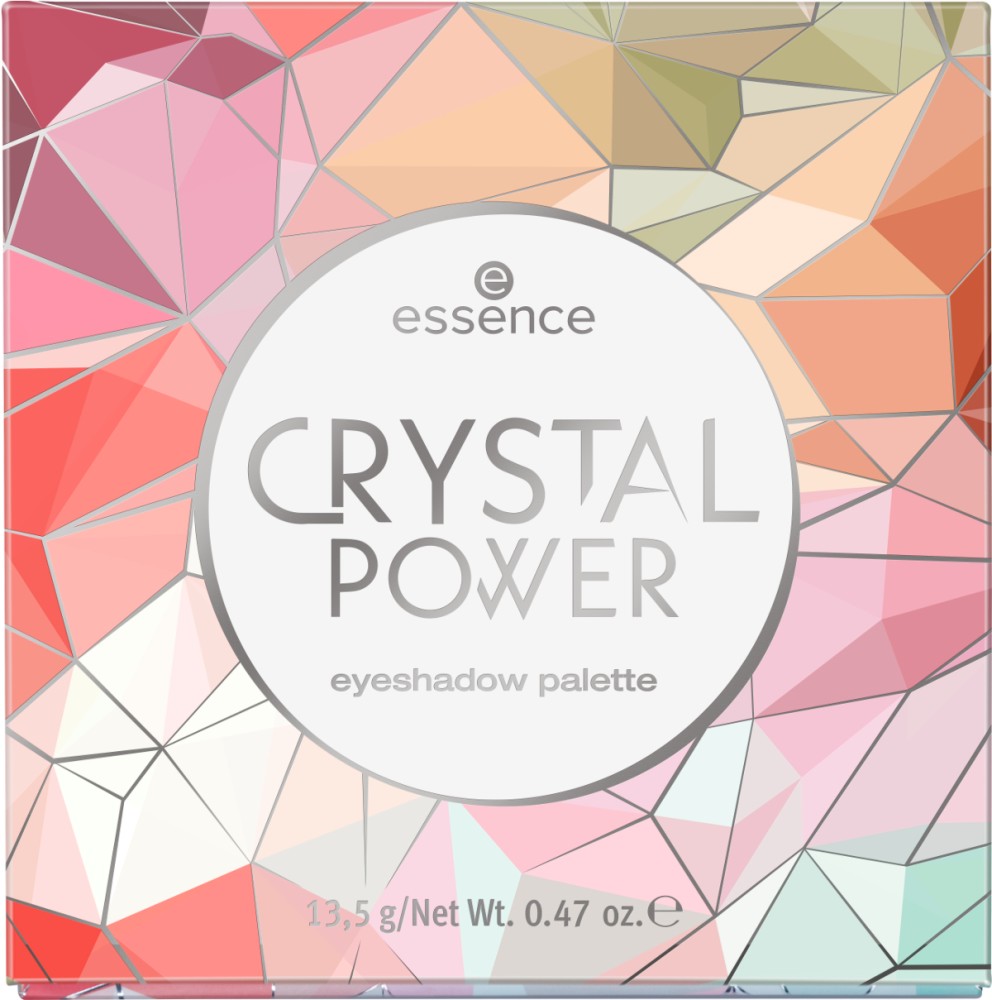 Essence Crystal Power Eyeshadow Palette - ������� � 9 ����� ����� �� ��� - �����