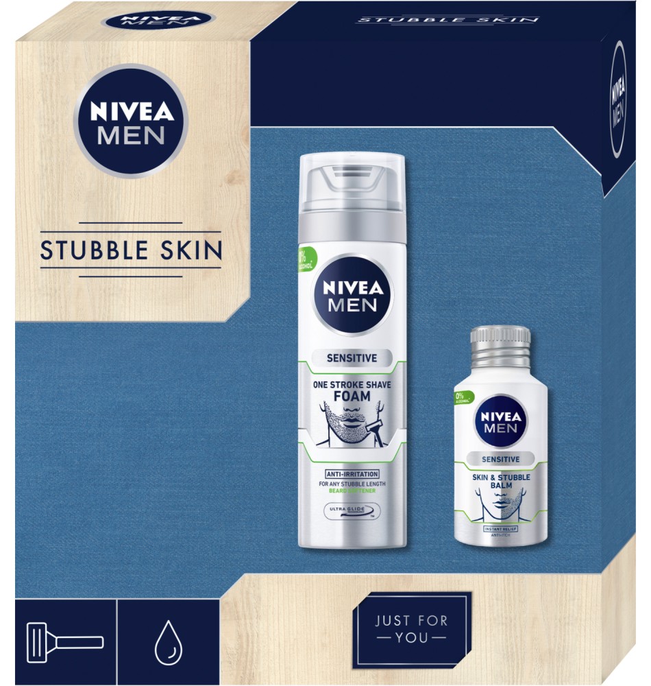     - Nivea Men Stubble Skin -           "Sensitive" - 