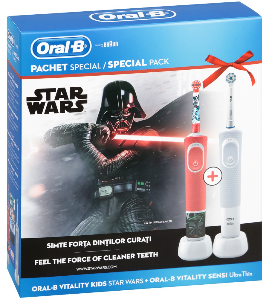 Oral-B Vitality Sensitive Ultra Thin + Vitality Kids Disney Star Wars -    2      - 