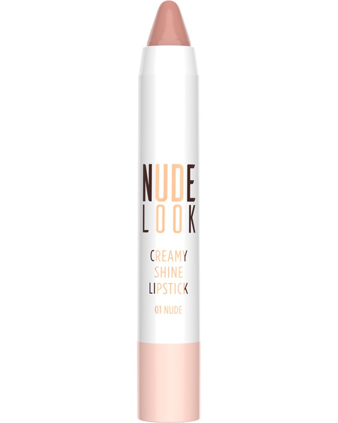 Golden Rose Nude Look Creamy Shine Lipstick -       Nude Look - 