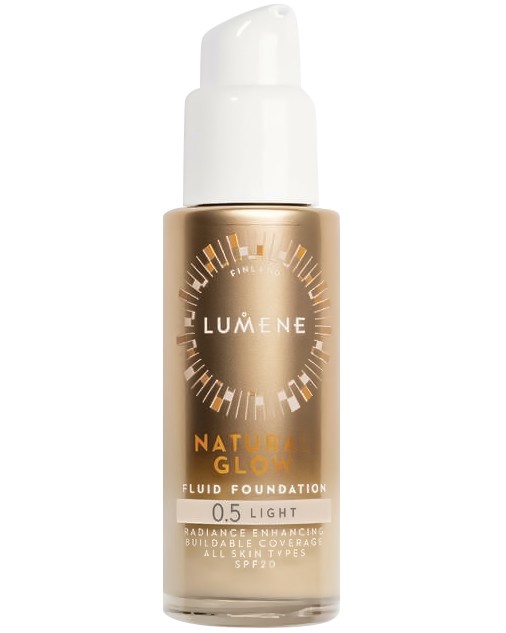 Lumene Natural Glow Fluid Foundation SPF 20 - ����� ��� ��� ��� �� ��������� ������ �� ������� Natural Glow - ��� ��� ���