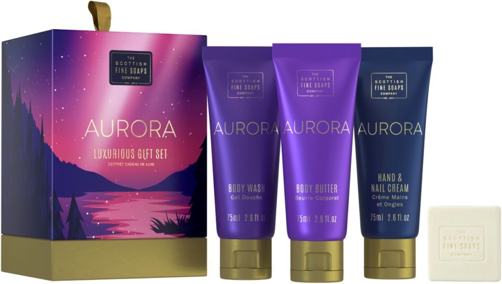 Scottish Fine Soaps Aurora Luxurious Gift Set - �������� ��������� �������� � ��������� �� ���� - �������
