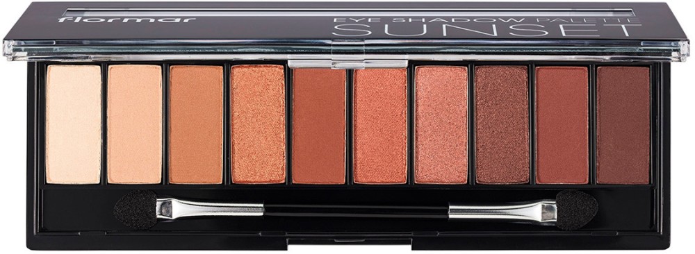 Flormar Sunset Eye Shadow Palette -   10     - 