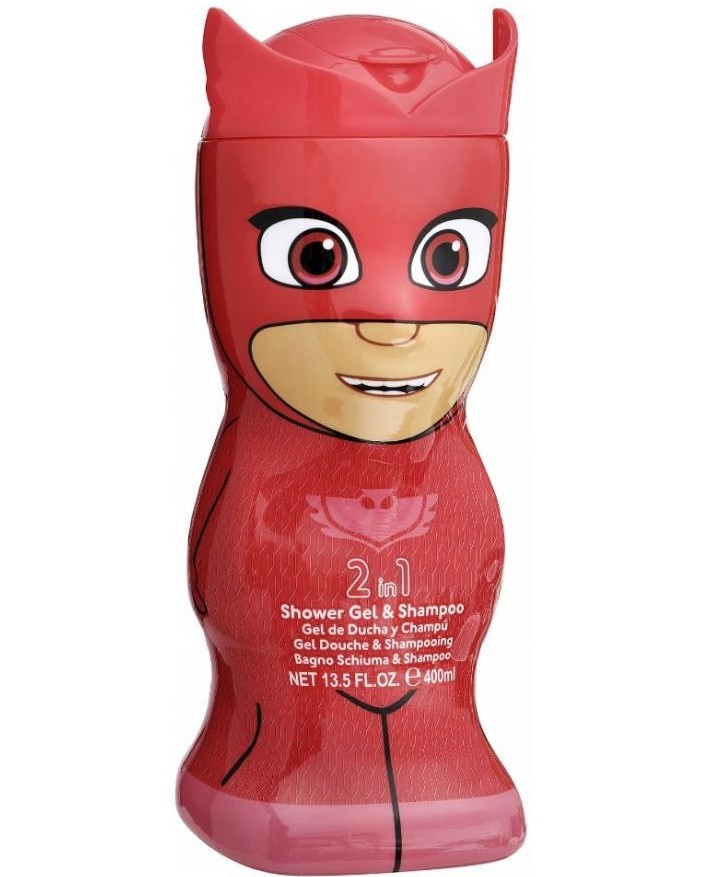 PJ Masks Owlette Shower Gel & Shampoo -      2  1   PJ Masks -  