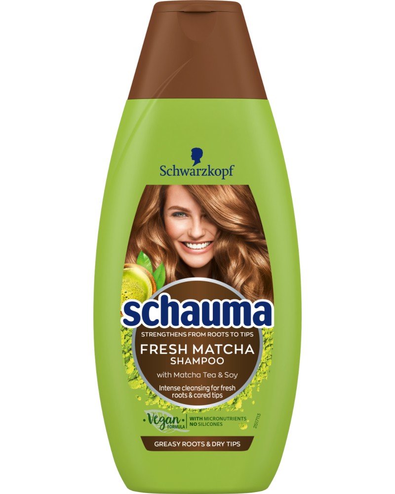 Schauma Fresh Matcha Shampoo -          - 