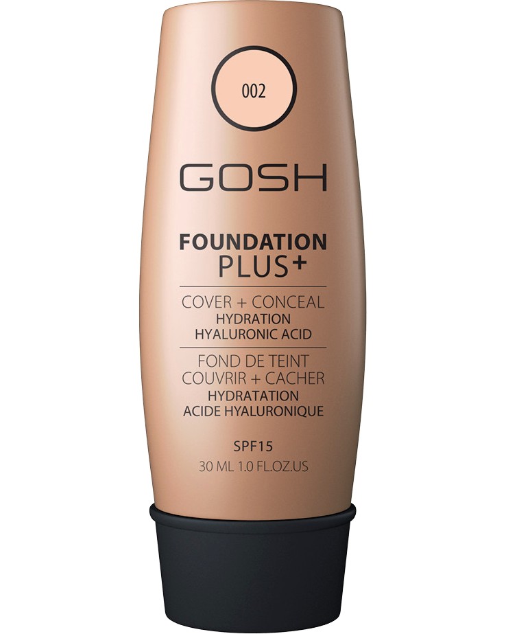 Gosh Foundation Plus+ SPF 15 -         -   