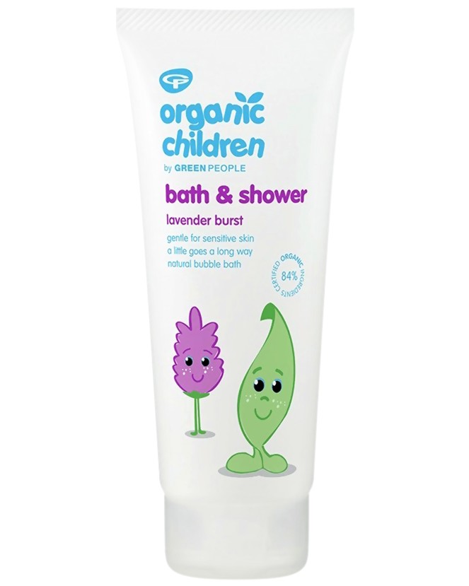 Green People Organic Children Bath & Shower Gel Lavender Burst -         "Organic Children" -  