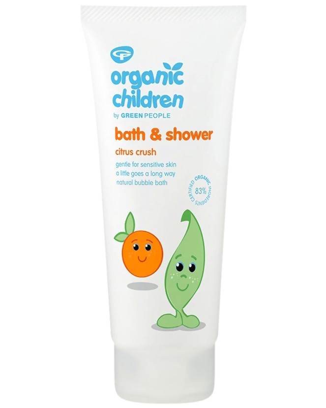 Green People Organic Children Bath & Shower Gel Citrus Crush -         "Organic Children" -  