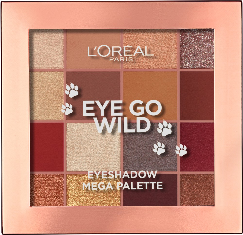 L'Oreal Eye Go Wild Eyeshadow Mega Palette -   16     - 