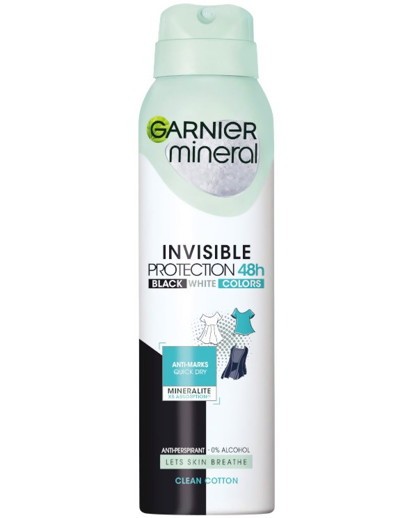 Garnier Mineral Invisible Anti-Perspirant Cotton Scent -     Garnier Deo Mineral - 