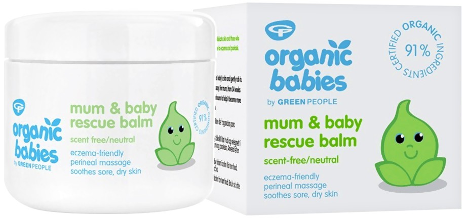 Green People Organic Babies Mum & Baby Rescue Balm -           "Organic Babies" - 