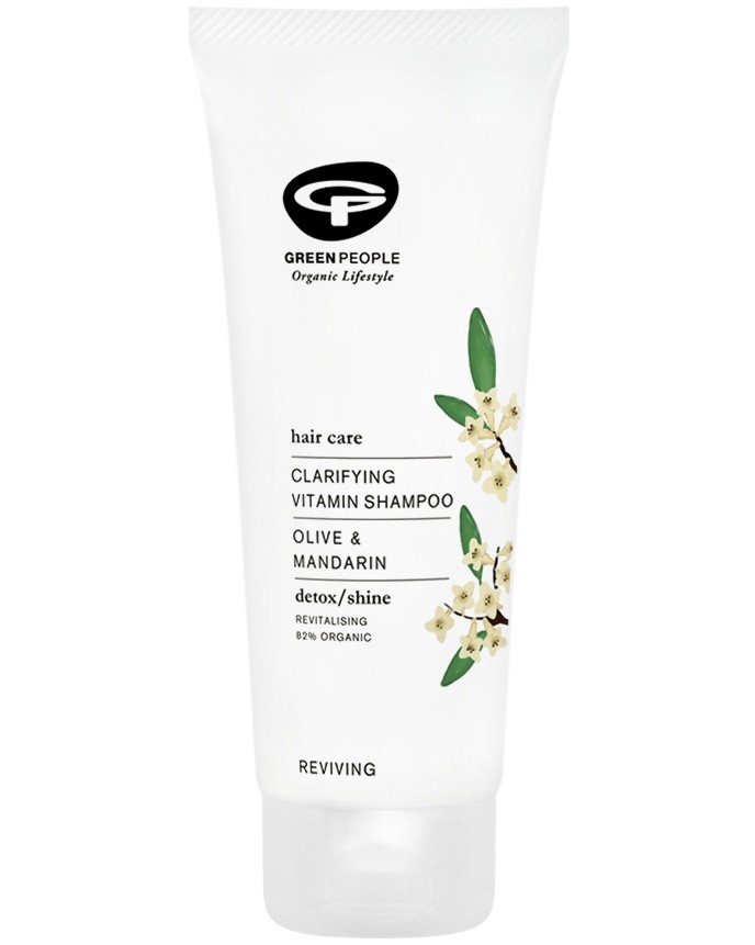 Green People Olive & Mandarin Clarifying Vitamin Shampoo -            - 