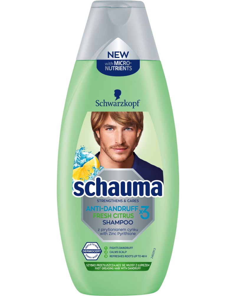 Schauma Anti-Dandruff Fresh Citrus Shampoo -      - 