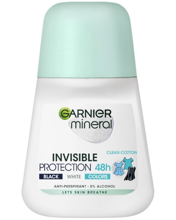Garnier Mineral Invisible Roll-On Cotton Scent -       Garnier Deo Mineral - 
