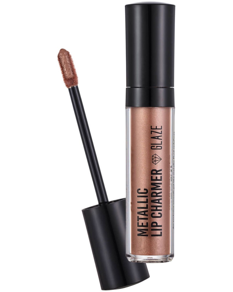 Flormar Metallic Lip Charmer Glaze Flormar Metallic Lip Charmer Glaze - Течно червило с металически блясък - червило