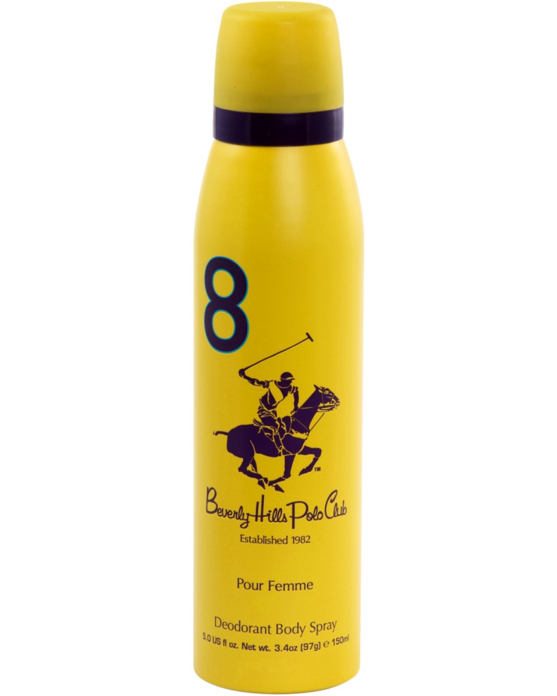 Beverly Hills Polo Club 8 Deodorant Body Spray -    - 