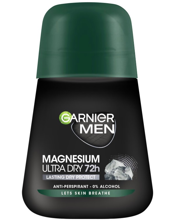 Garnier Men Magnesium Ultra Dry Anti-Perspirant Roll-On -       Magnesium Ultra Dry - 