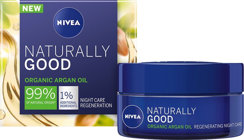 Nivea Naturally Good Organic Argan Oil Regenerating Night Care -        - 
