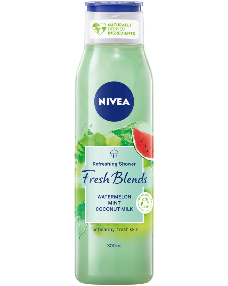 Nivea Fresh Blends Watermelon Shower Gel -    ,       Fresh Blends -  