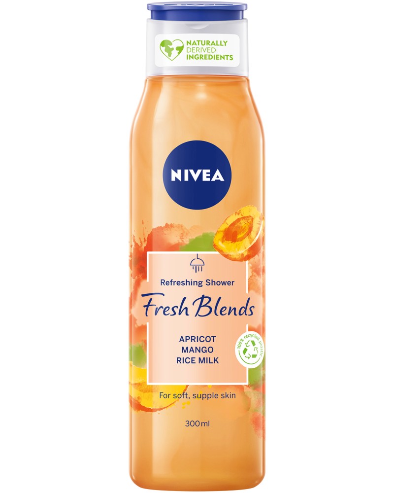 Nivea Fresh Blends Apricot Shower Gel -    ,       Fresh Blends -  
