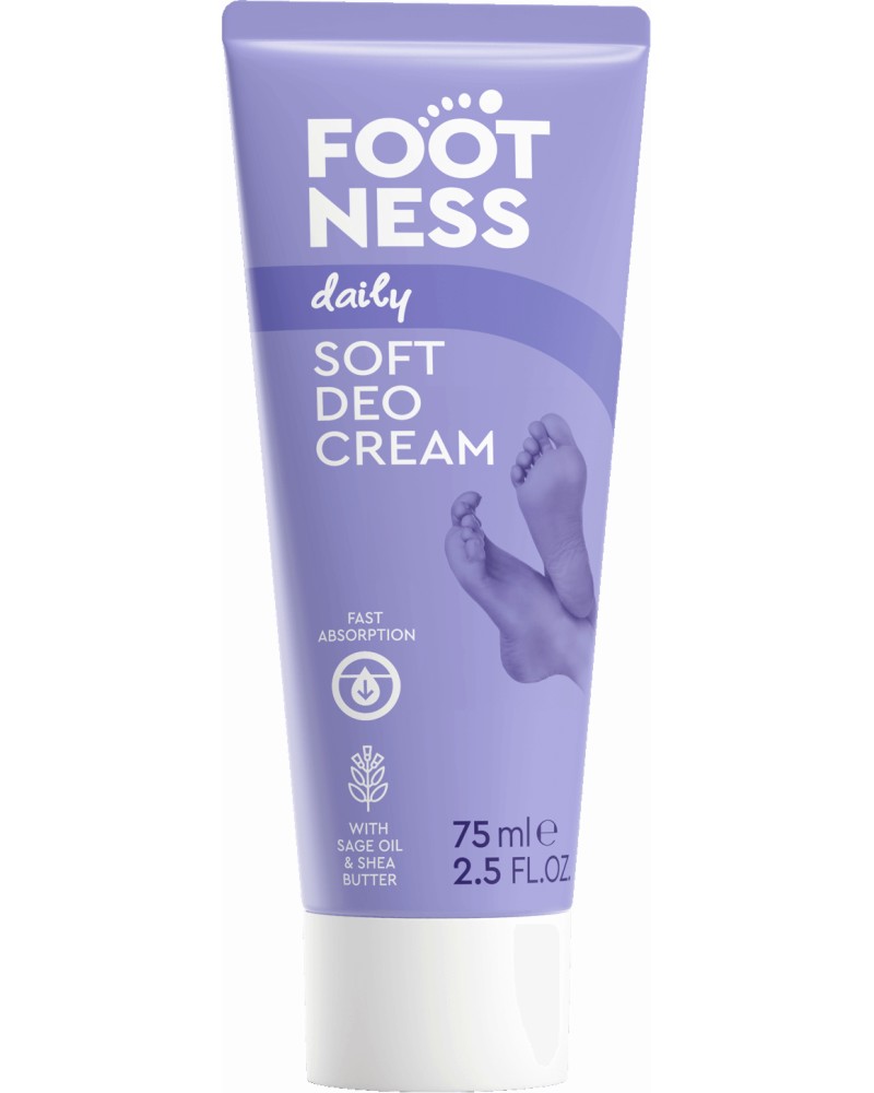 Footness Daily Soft Deo Cream -      - 