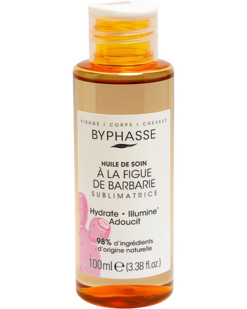 Byphasse Sublimatrice Care Oil Byphasse Sublimatrice Care Oil - Масло за лице, тяло и коса с опунция от серията Sublimatrice - масло