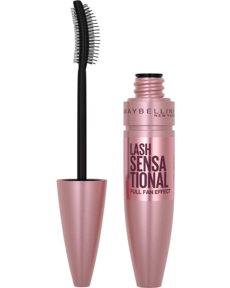 Maybelline Lash Sensational Burgundy Maybelline Lash Sensational Burgundy - Спирала за обемни мигли в цвят бургунди - спирала