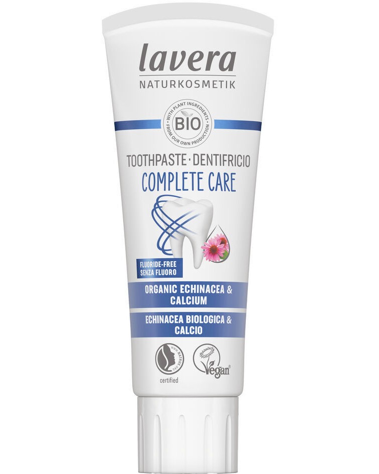 Lavera Complete Care Fluoride-Free Toothpaste -         -   