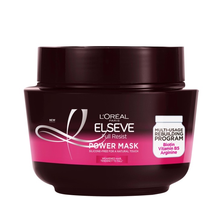 Elseve Full Resist Power Mask - Подсилваща маска за слаба и късаща се коса от серията Full Resist - маска