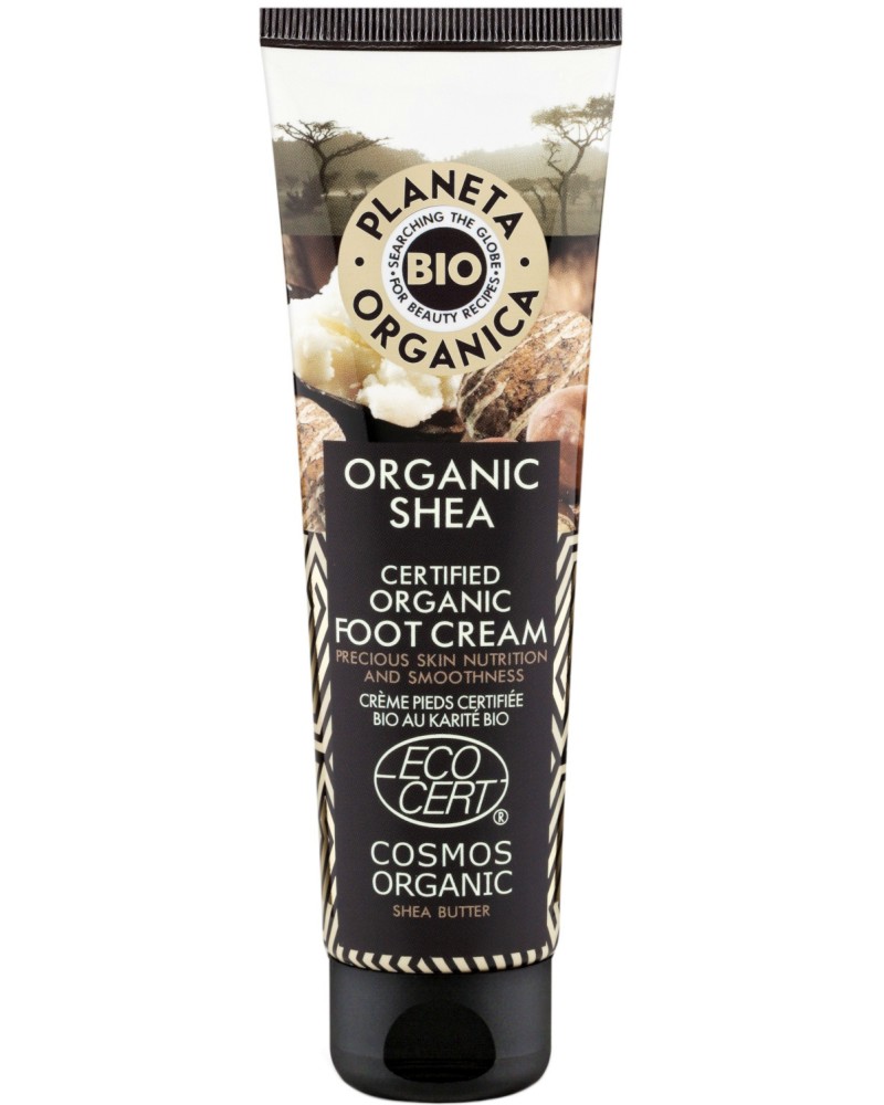 Planeta Organic Foot Cream Organic Shea -           Shea - 
