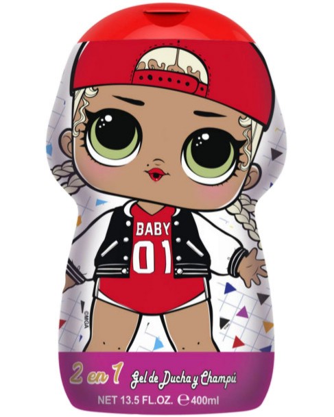 L.O.L. Surprise 2 in 1 Shower Gel & Shampoo L.O.L. Surprise 2 in 1 Shower Gel & Shampoo - Детски душ гел и шампоан 2 в 1 на тема L.O.L. Surprise - душ гел