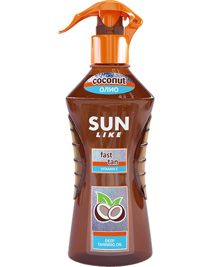 Sun Like Deep Tanning Oil Coconut - ���� �� ���� ��� � �����, ����-������� � ������� E - ����