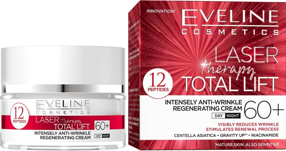 Eveline Laser Therapy Total Lift Intensely Regenerating Cream 60+ -        Laser Therapy - 